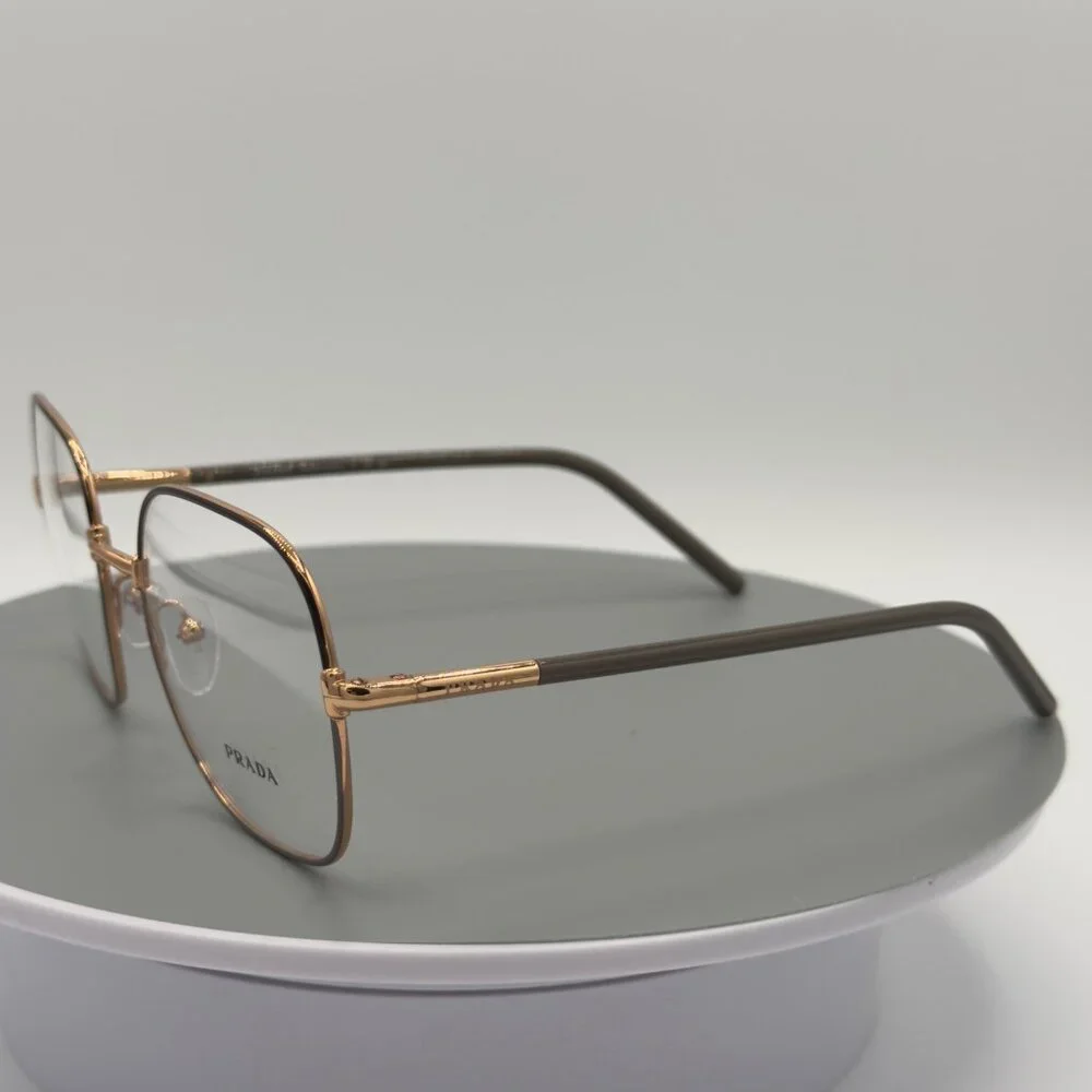 PRADA PR 56WV 02H1O1 Eyeglasses Frames Brown Beige 54-19-140
